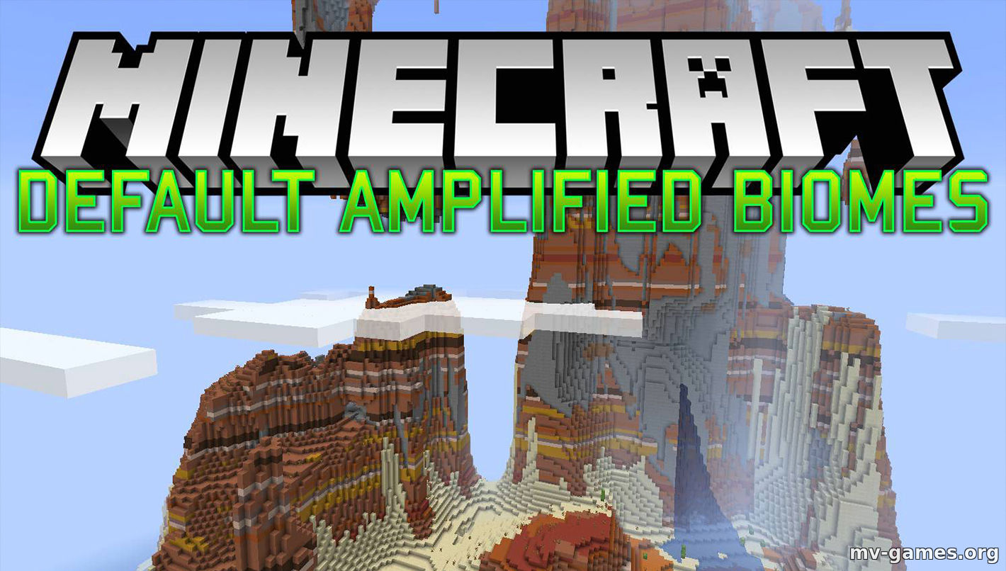 Скачать Мод Default Amplified Biomes для Minecraft 1.15.2 Бесплатно