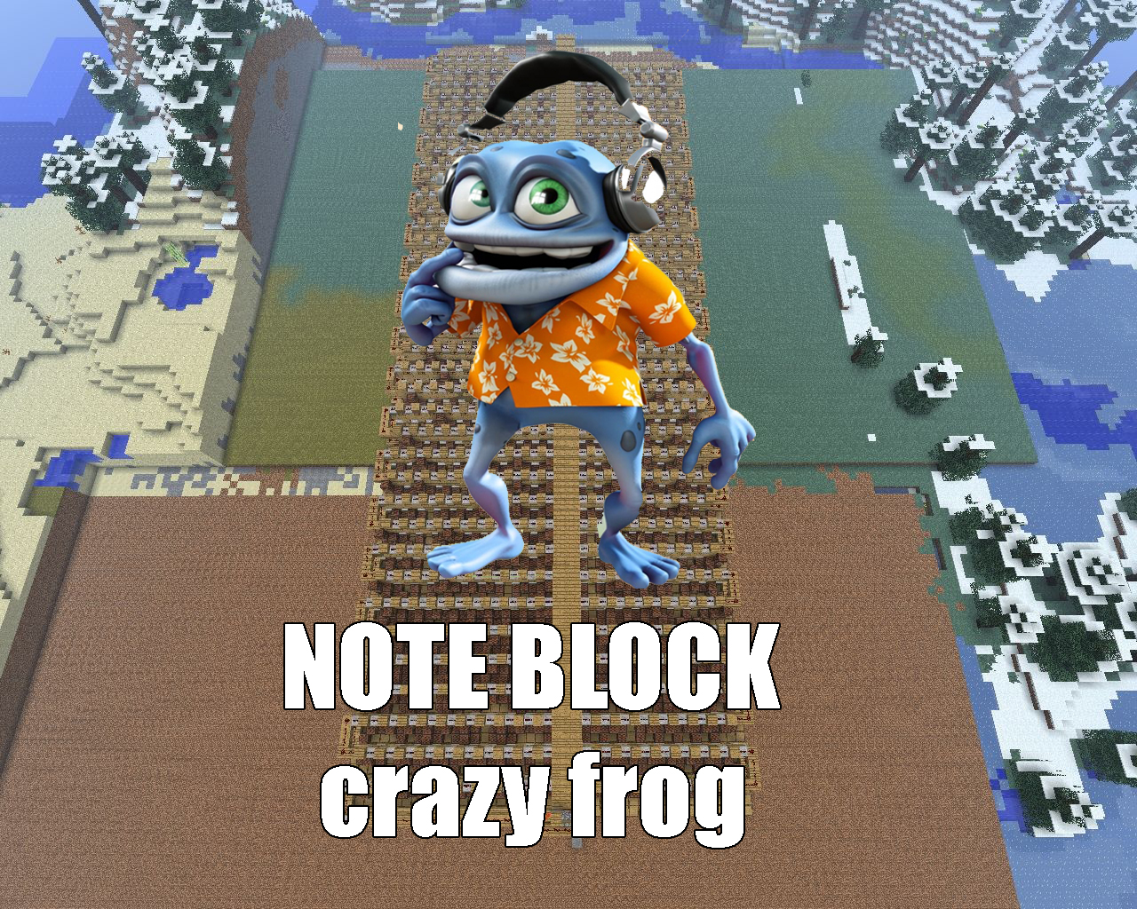[Note Block] Crazy Frog - Minecraft