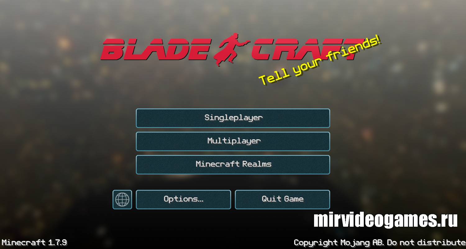 Скачать Текстура MrShortee's Bladecraft Cyberpunk [64x][1.7.9] Бесплатно