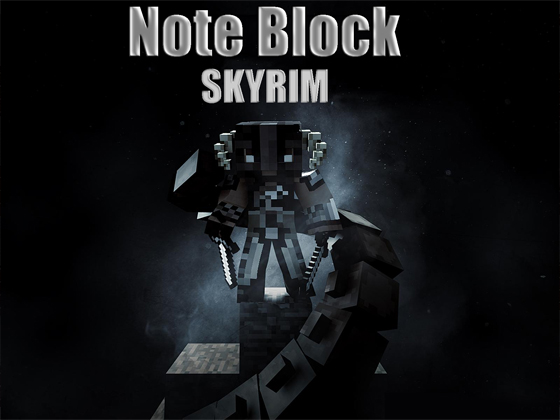 Скачать [Note block] Музыка на тему Скайрим - Minecraft Бесплатно