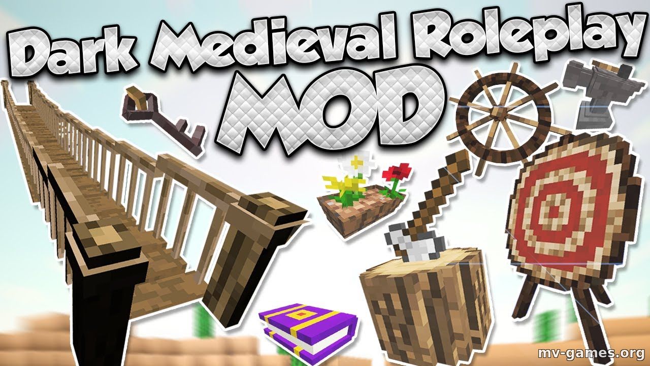 Скачать Мод Dark Roleplay Medieval для Minecraft 1.12.2 Бесплатно