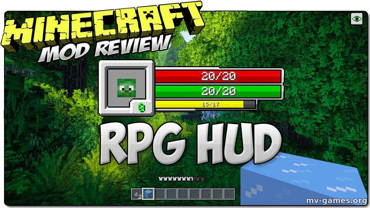 Скачать Мод RPG-Hud для Minecraft 1.16.1 Бесплатно