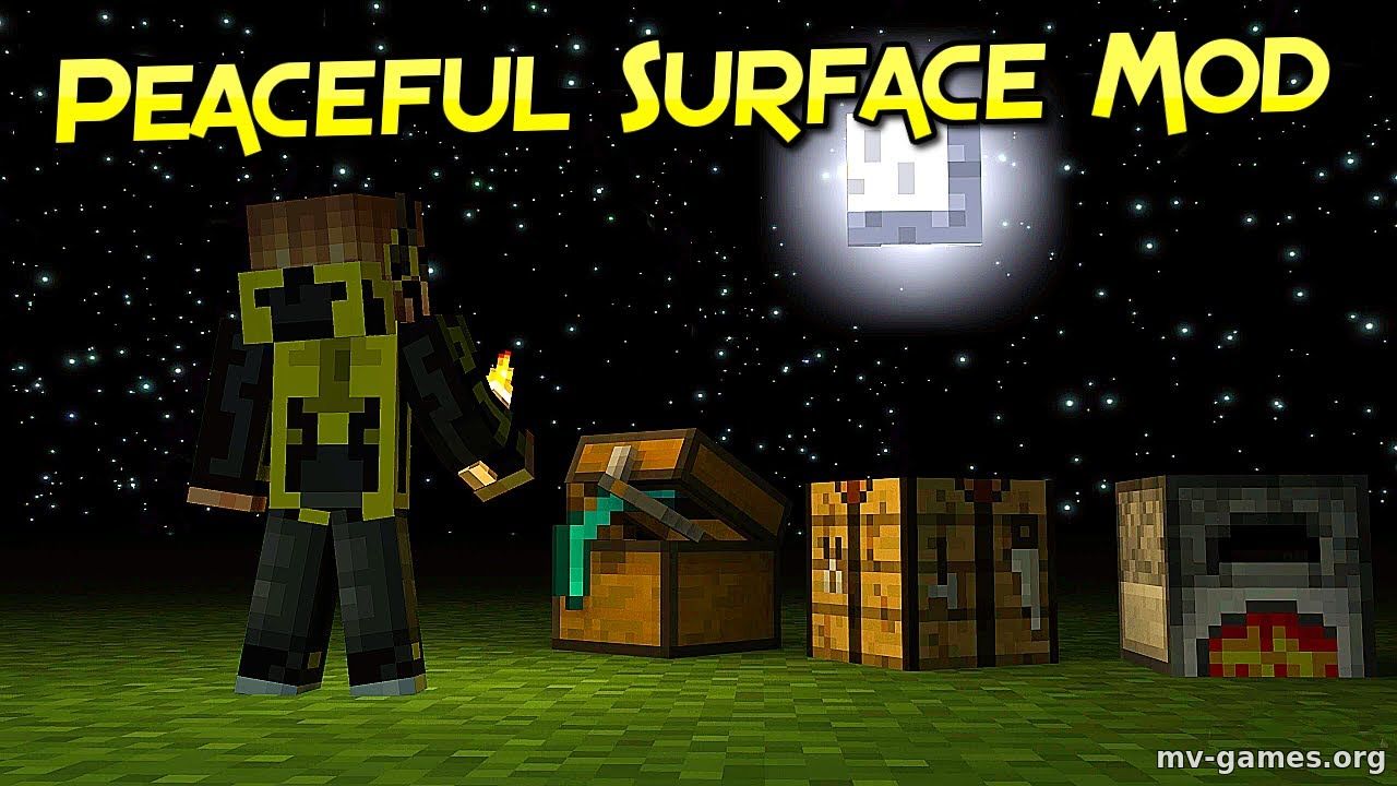 Скачать Мод Peaceful Surface для Minecraft 1.16.2 Бесплатно