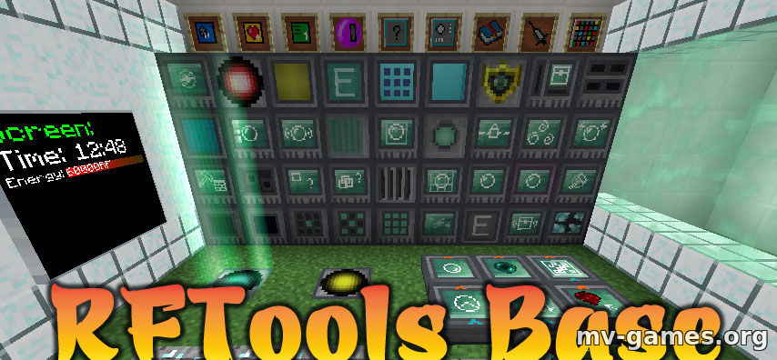 Скачать Мод RFTools Base для Minecraft 1.16.3 Бесплатно