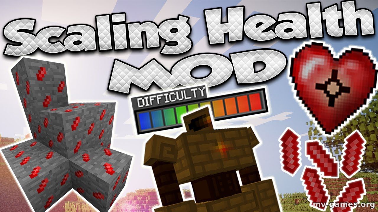 Скачать Мод Scaling Health для Minecraft 1.17.1 Бесплатно