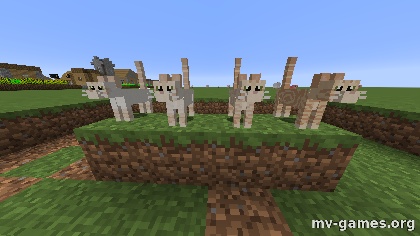 Мод Simply Cats для Minecraft 1.12.2