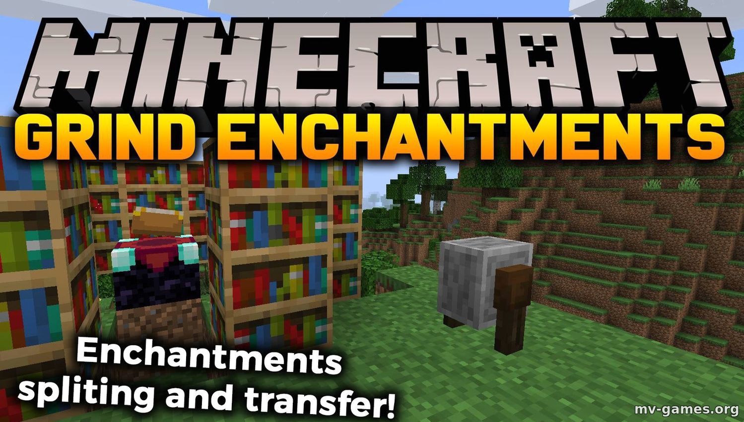 Мод Grind Enchantments для Minecraft 1.17.1