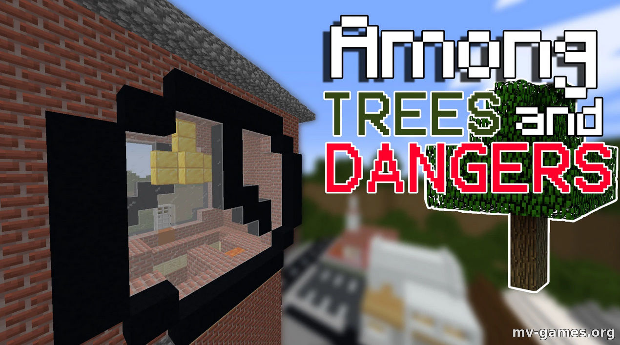 Карта Among TREES and DANGERS для Minecraft 1.16.5