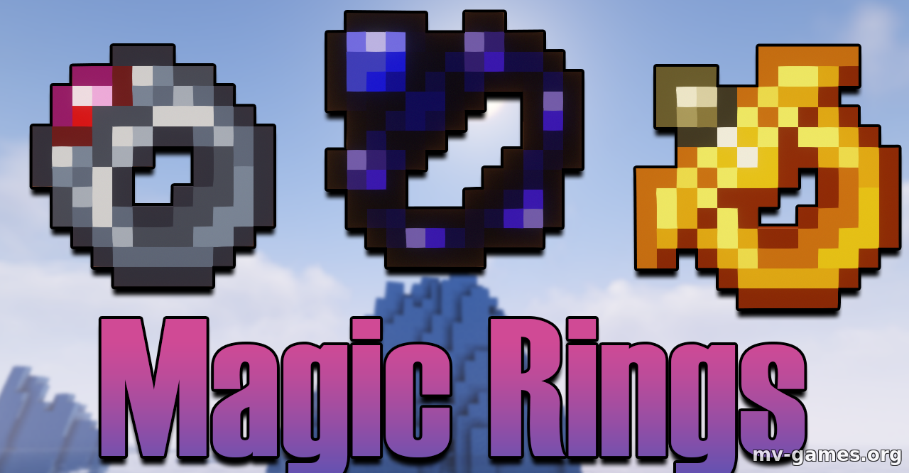 Мод Magic Rings для Minecraft 1.17.1