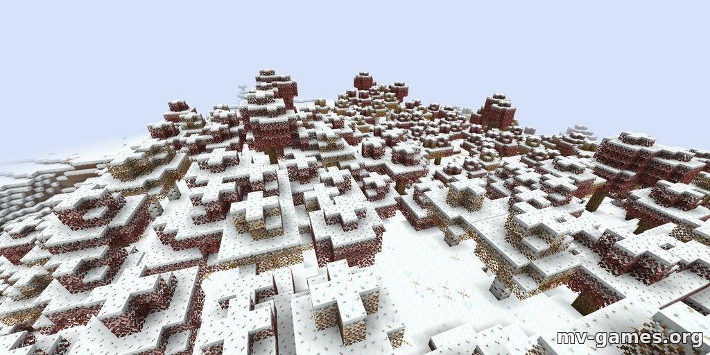 Текстуры Default-Style Winter для Minecraft 1.18