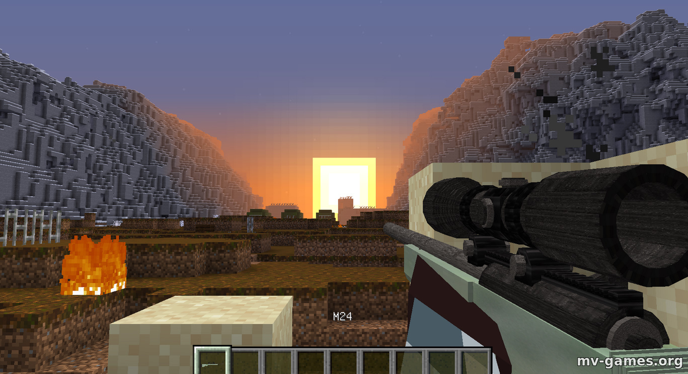 Мод A.V.A – Alliance of Valiant Arms Guns для Minecraft 1.18.1