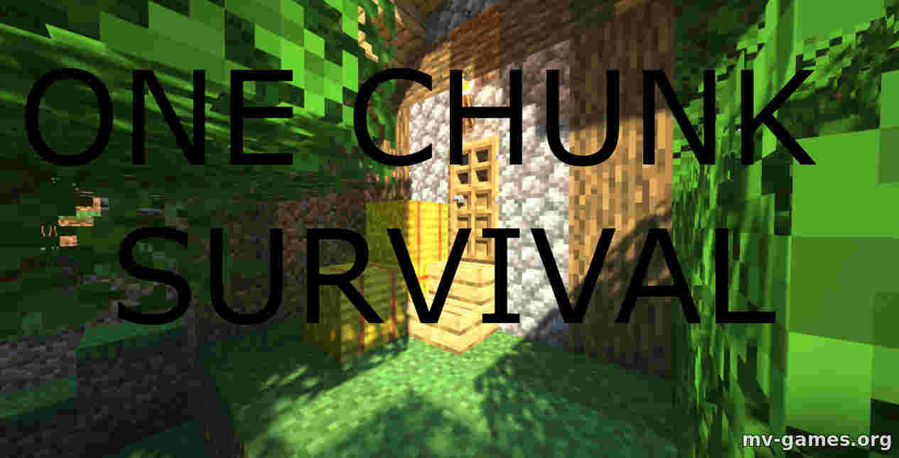 Карта One Chunk Survival для Minecraft 1.17.1