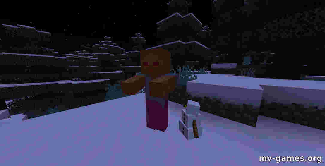 Мод Snowmancy для Minecraft 1.18.1