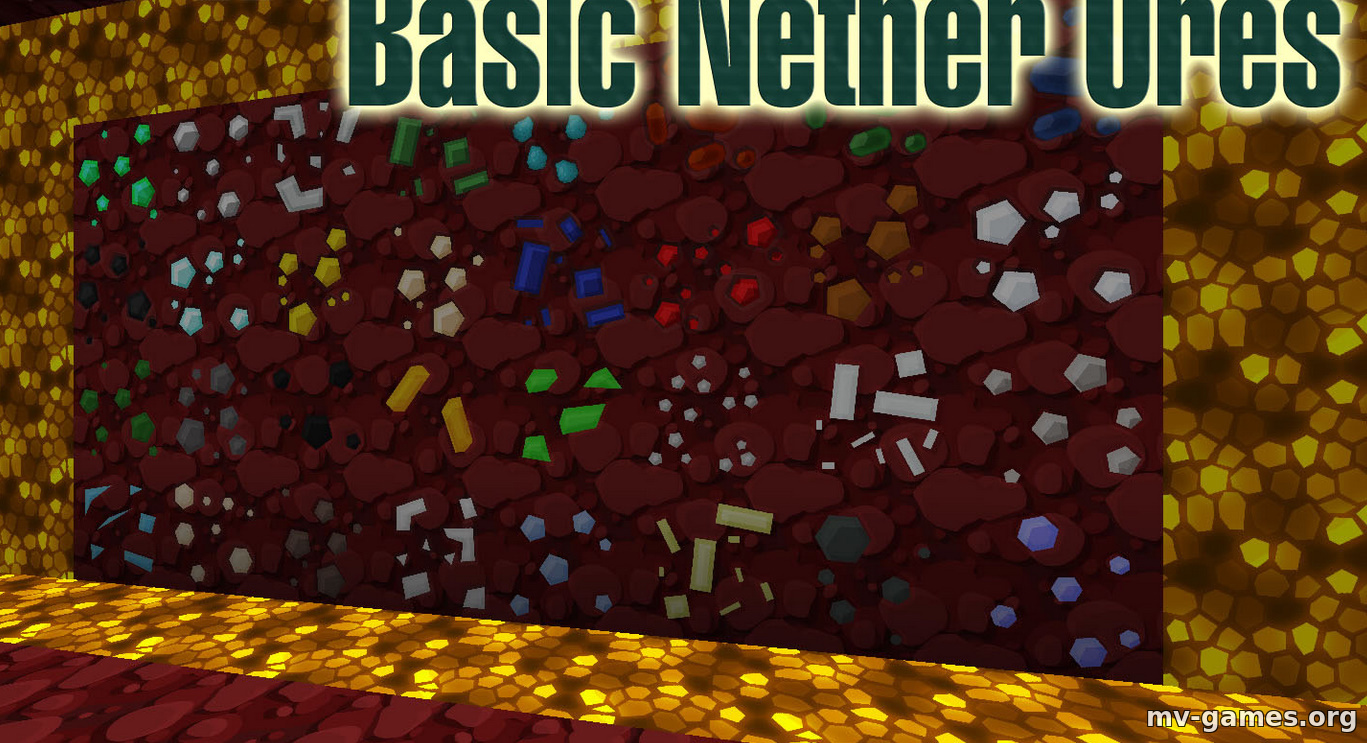 Мод Basic Nether Ores для Minecraft 1.18.1