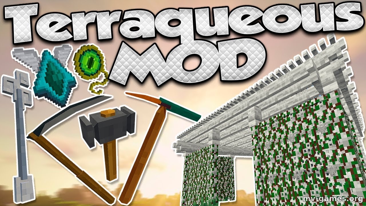 Мод Terraqueous для Minecraft 1.18.1
