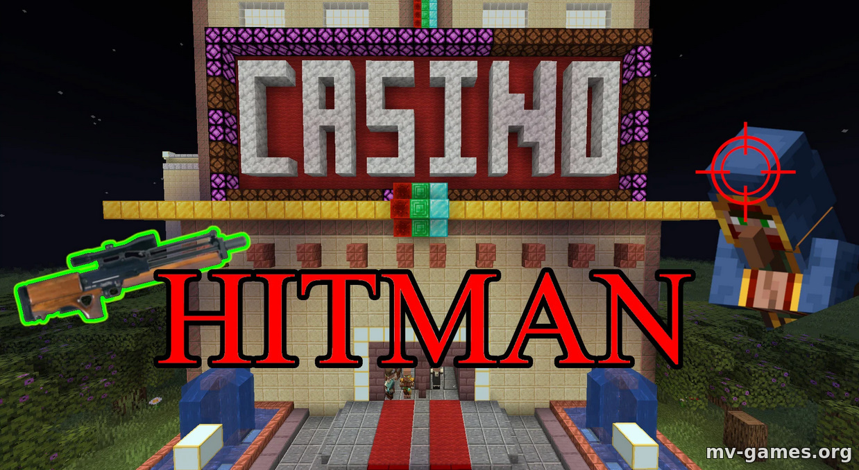 Карта Casino Night Hitman для Minecraft 1.17.1