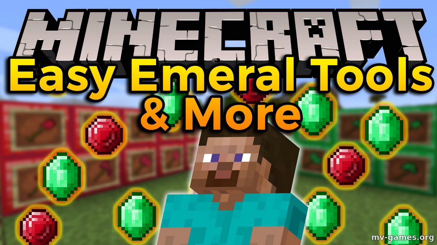 Мод Easy Emerald Tools & More для Minecraft 1.18.1