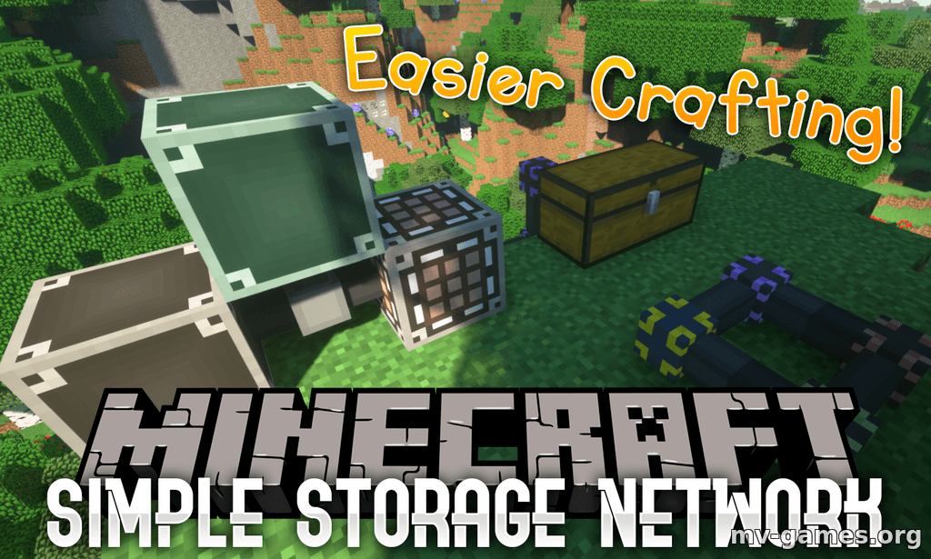 Мод Simple Storage Network для Minecraft 1.18.1