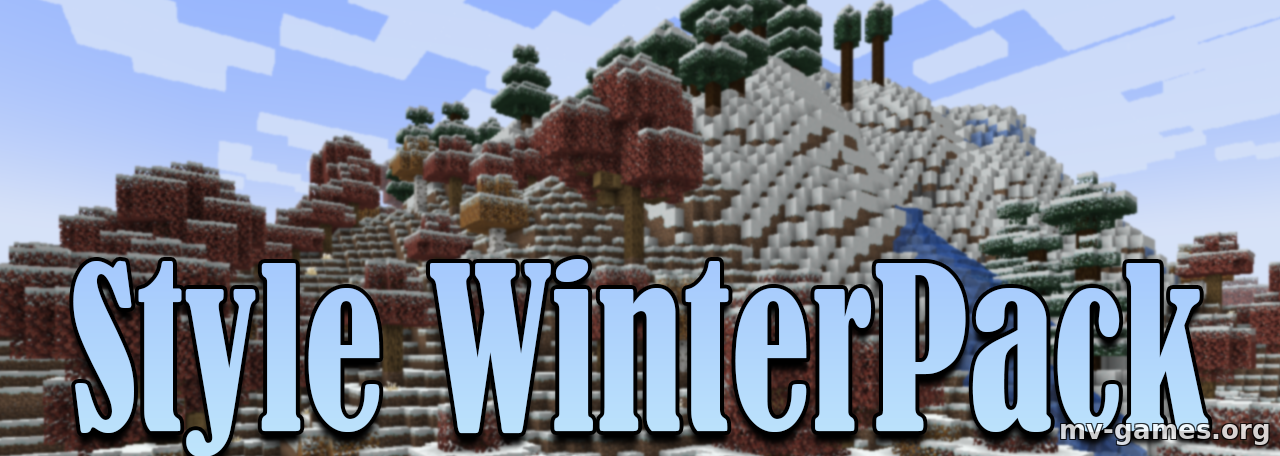 Текстуры Default-Style Winter для Minecraft 1.18