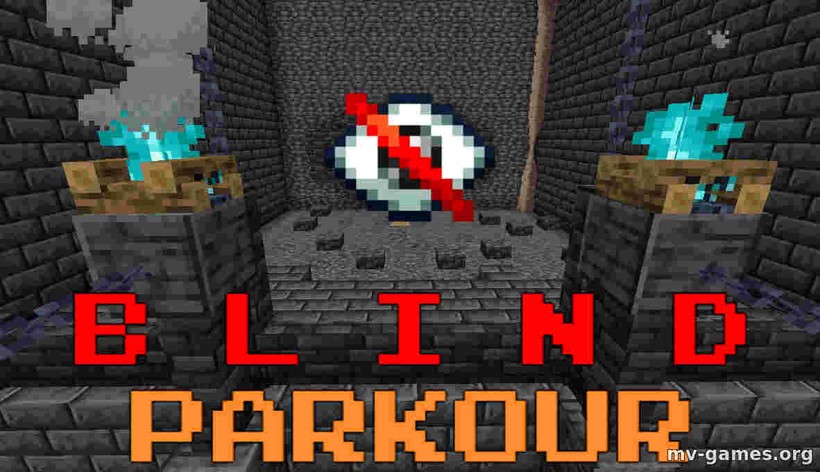 Карта Blind Parkour для Minecraft 1.17.1