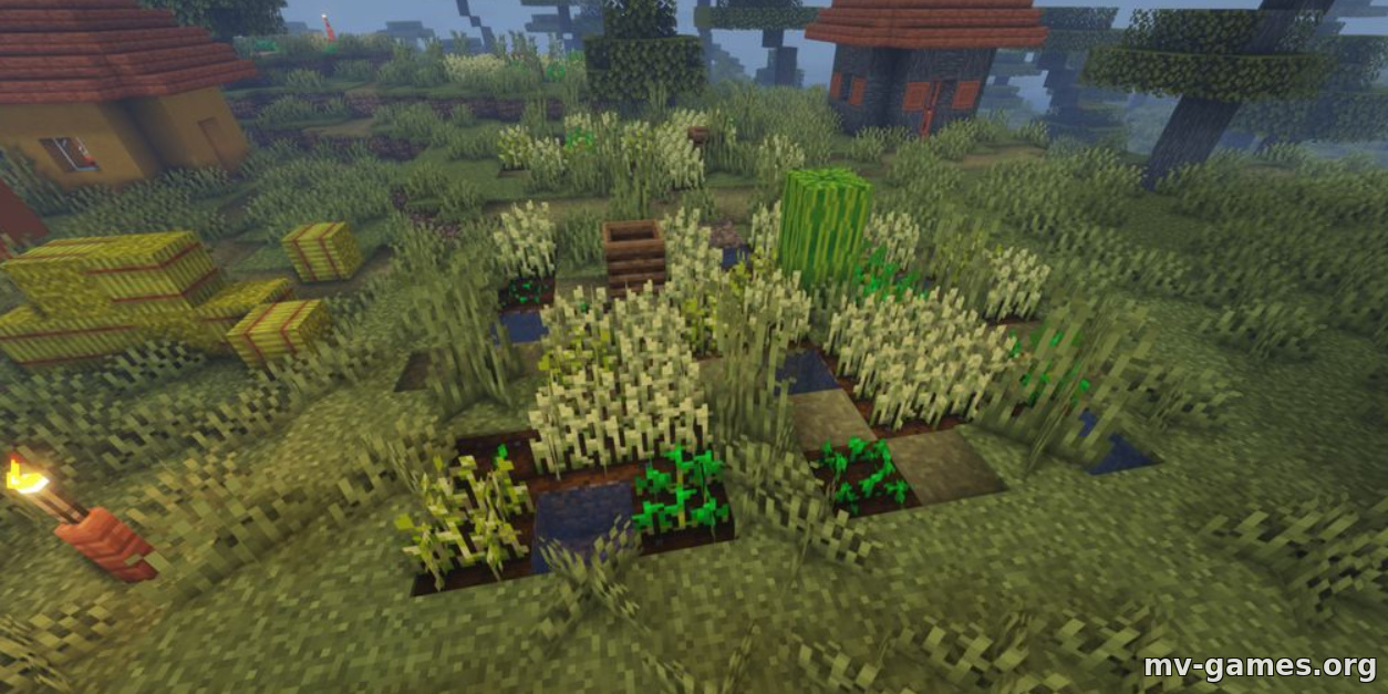 Мод Crops Love Rain для Minecraft 1.18.1