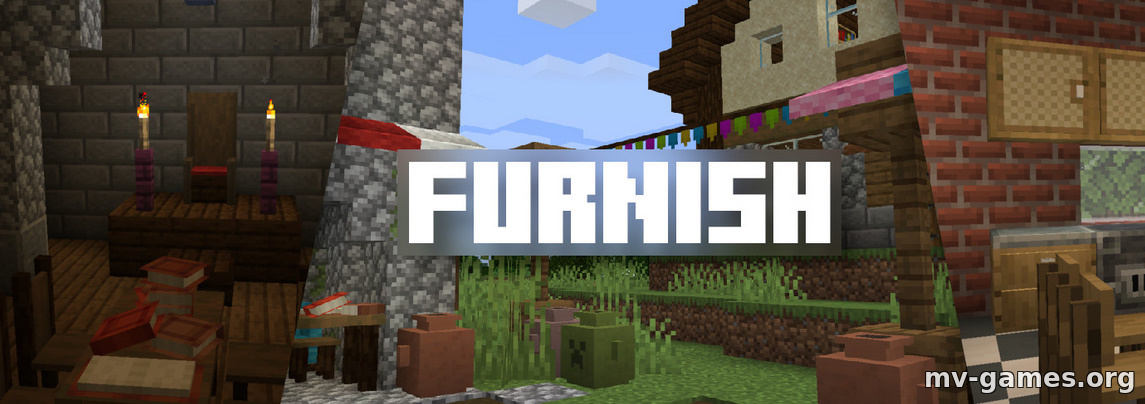 Скачать Мод Furnish для Minecraft 1.18.1 Бесплатно