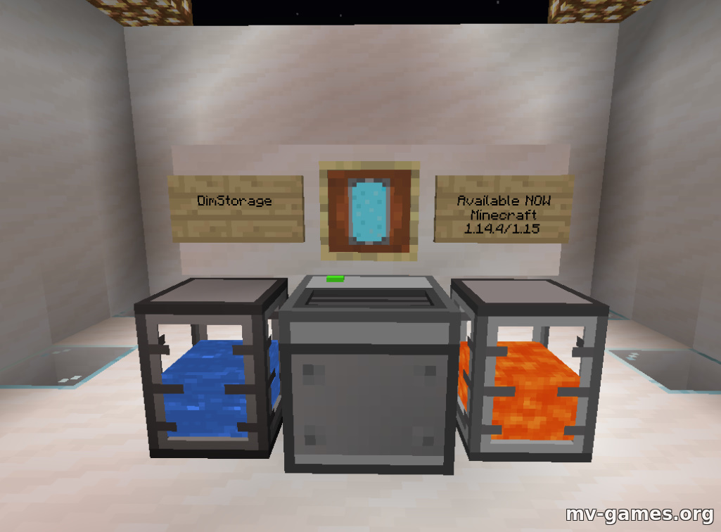 Мод DimStorage для Minecraft 1.18.2