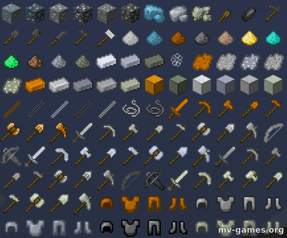 Мод Easy Steel & More для Minecraft 1.18.2