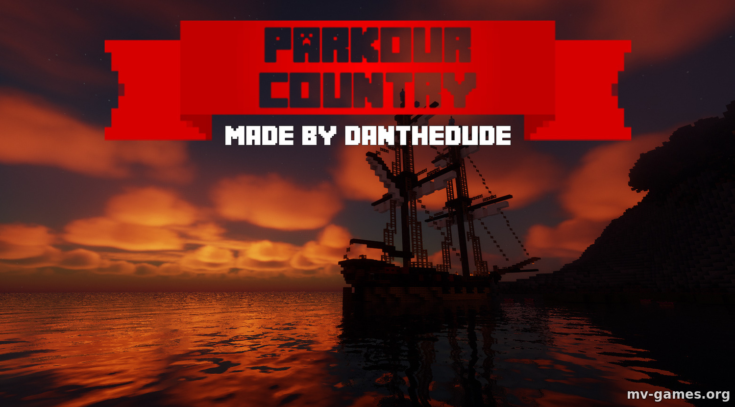 Карта Parkour Country для Minecraft 1.19
