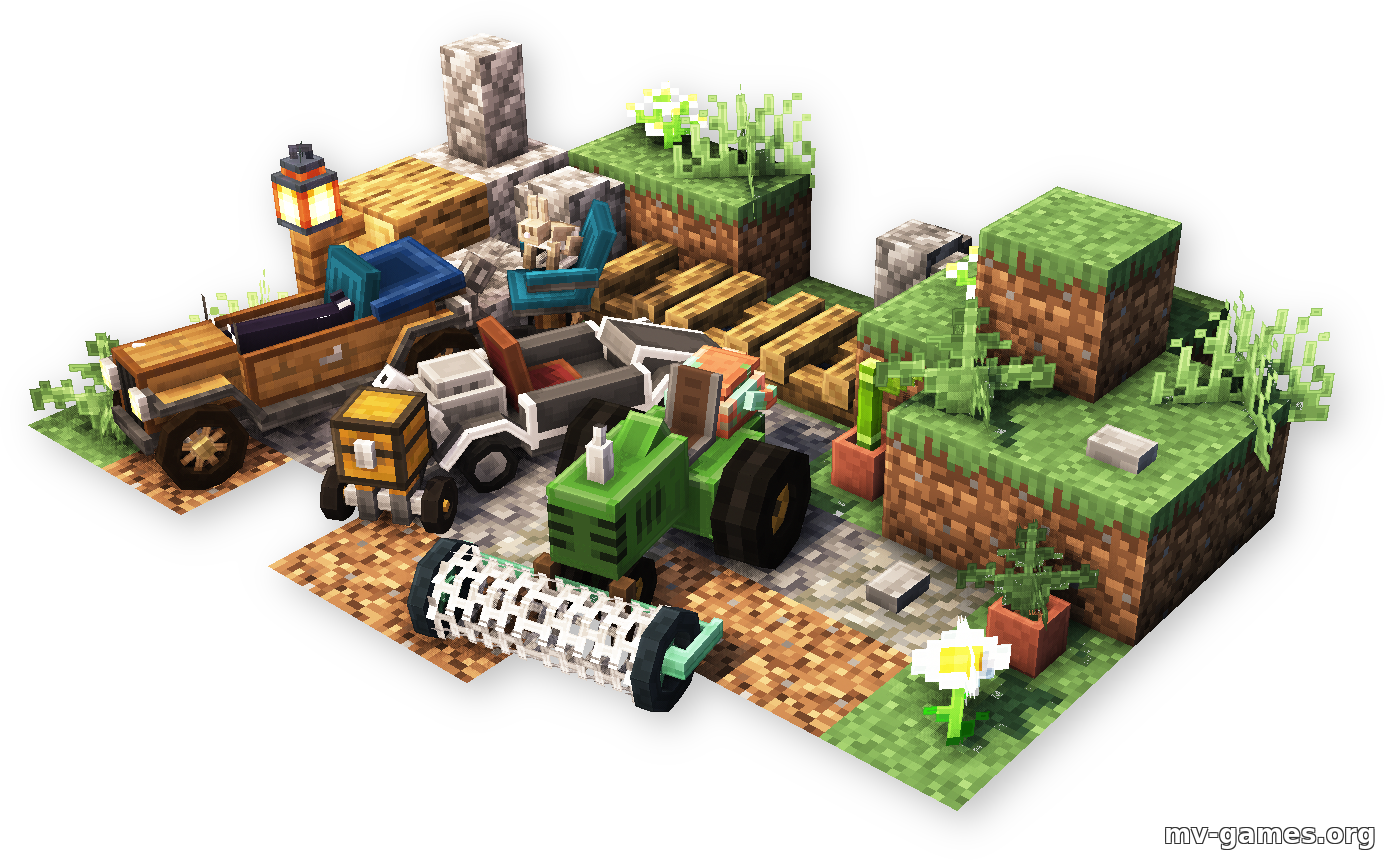 Мод Automobility для Minecraft 1.19.2