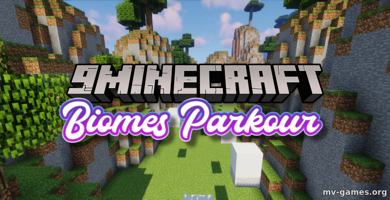 Скачать Карта Biomes Parkour для Minecraft 1.18.2 Бесплатно