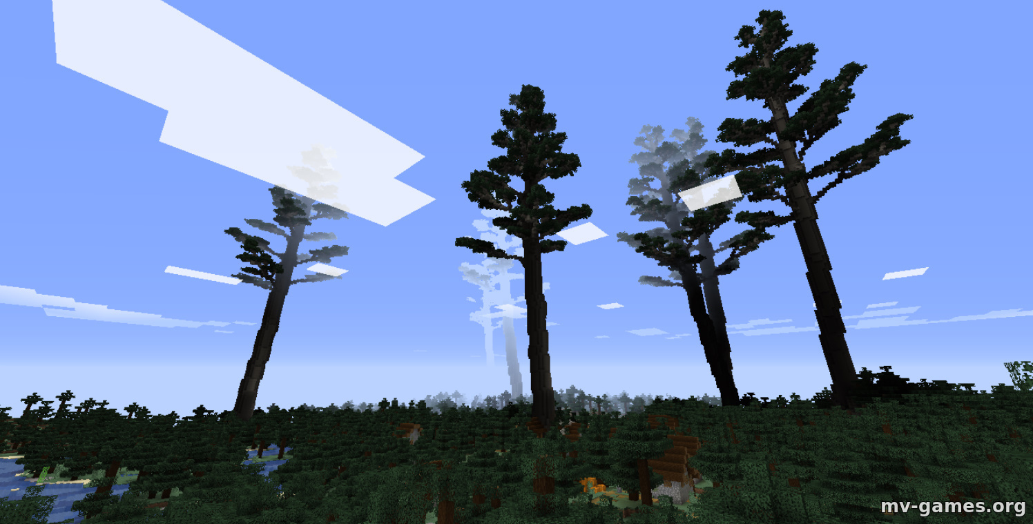 Мод Tan’s Huge Trees для Minecraft 1.18.2