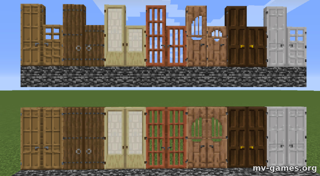 Мод Dramatic Doors для Minecraft 1.18.2