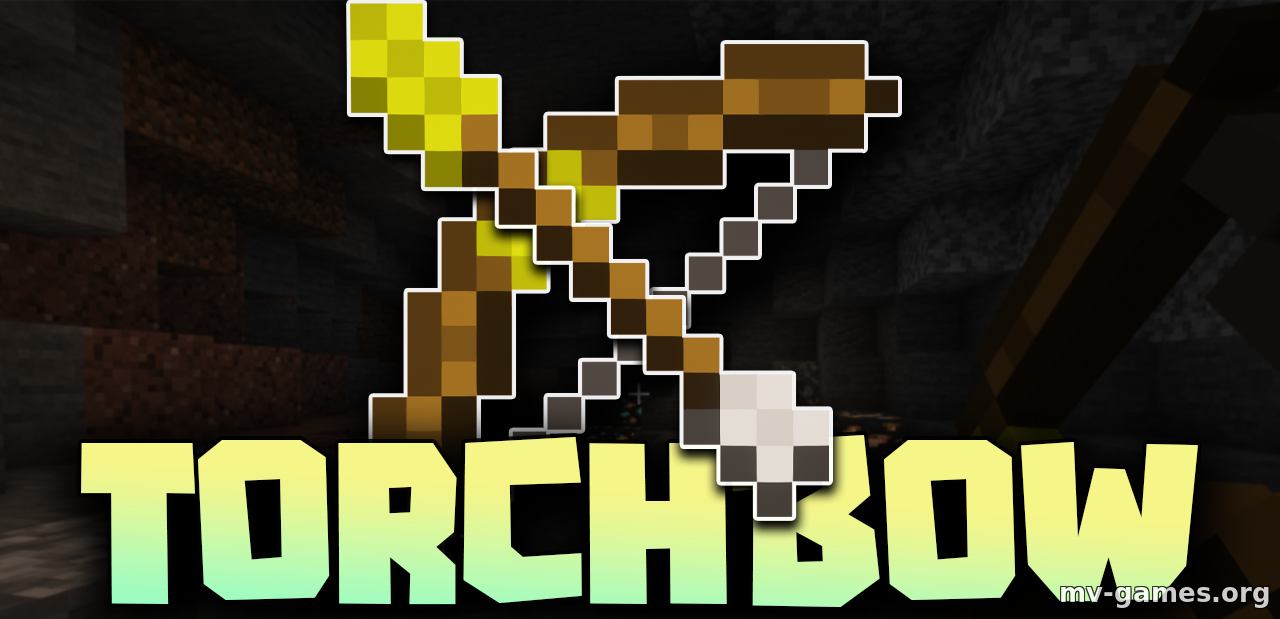 Мод TorchBow для Minecraft 1.19.2