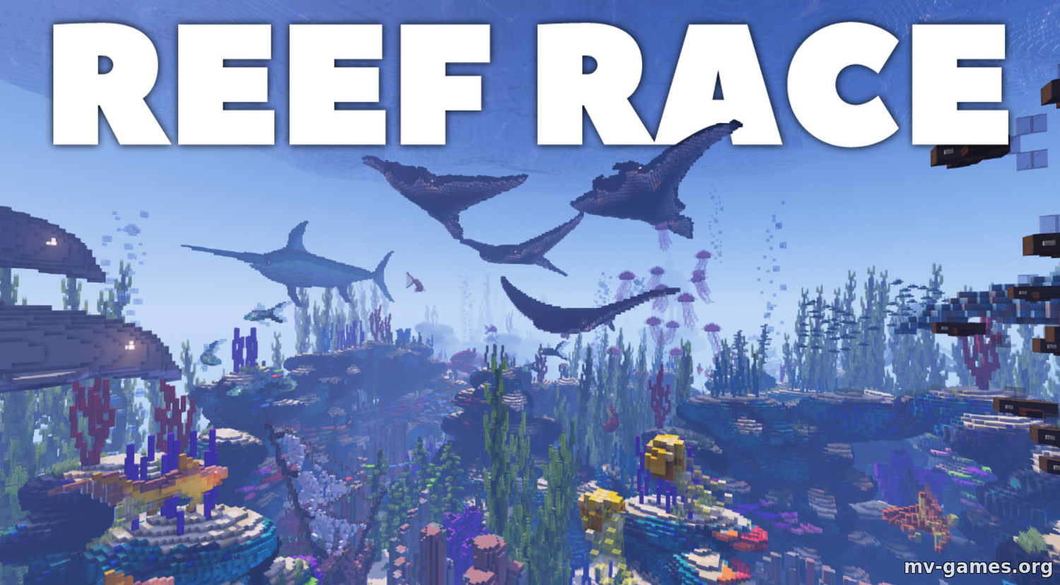 Карта Reef Race для Minecraft 1.19