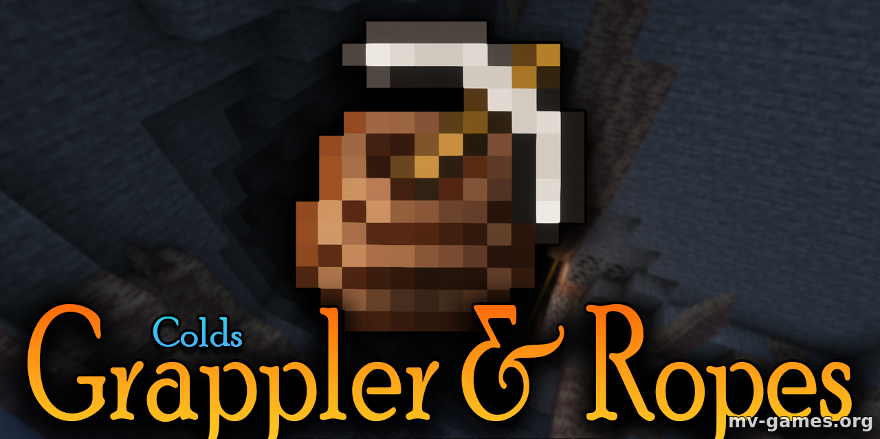 Мод Colds: Grappler & Ropes для Minecraft 1.18.2