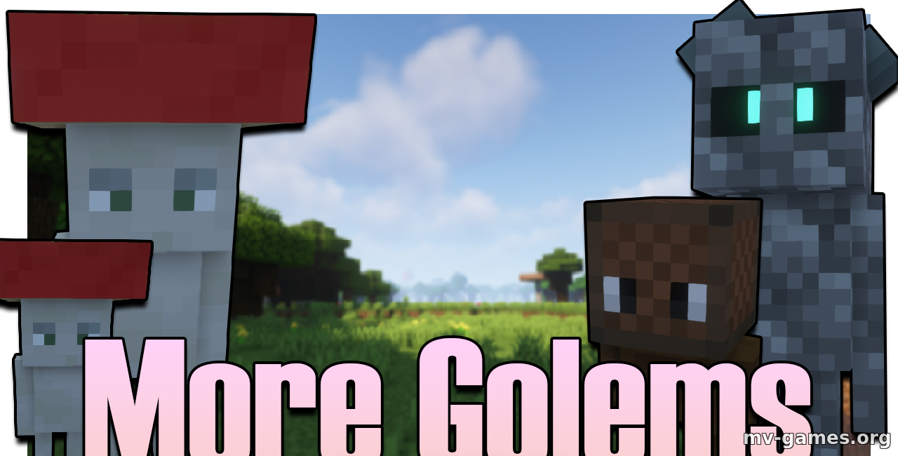 Мод More Golems для Minecraft 1.18.2