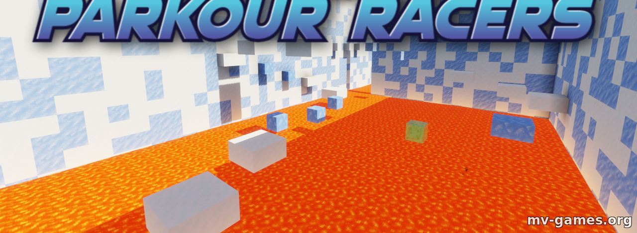 Карта Parkour Racers для Minecraft 1.19.2