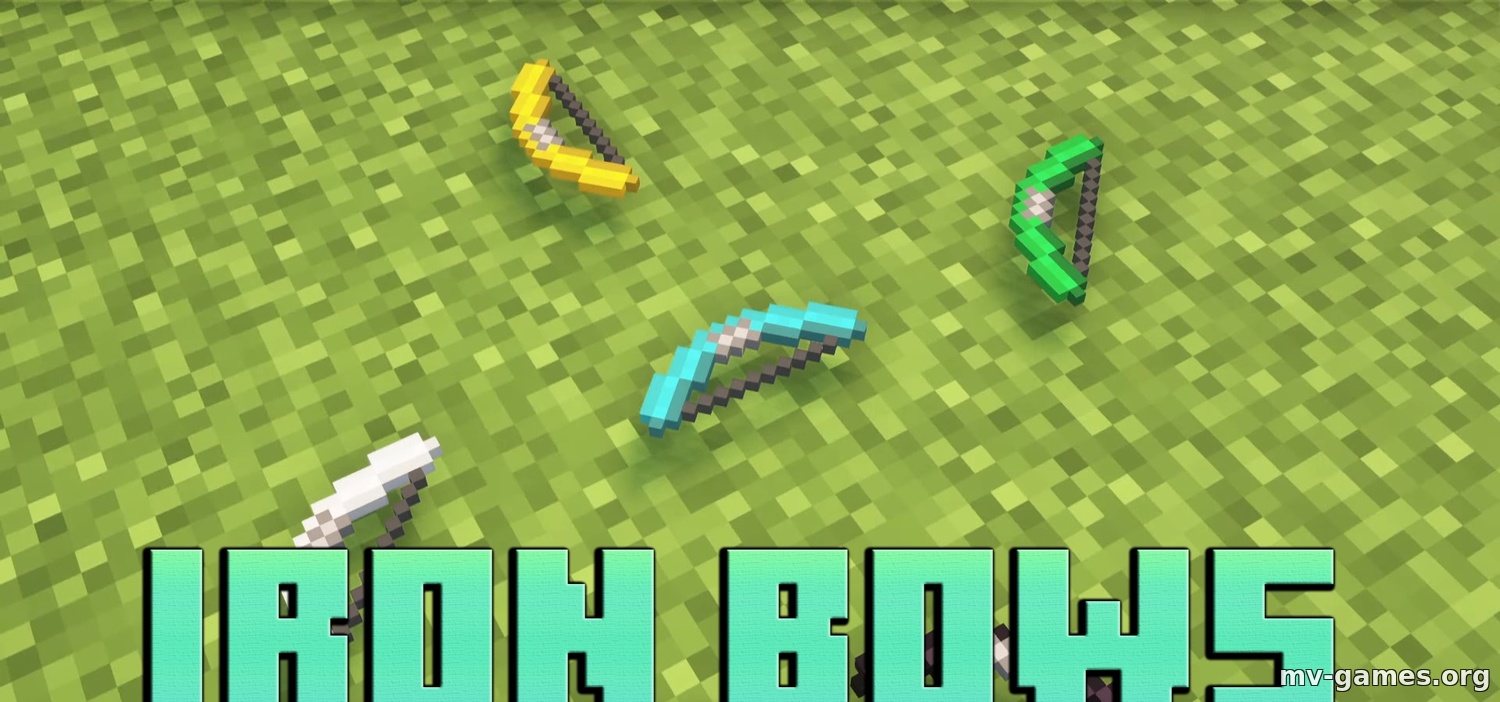 Скачать Мод Iron Bows для Minecraft 1.19.2 Бесплатно