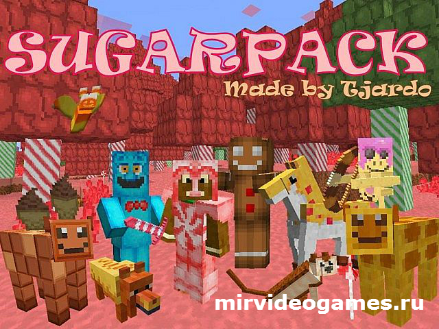 Скачать Текстура Sugarpack [32x][Minecraft 1.8.2] Бесплатно