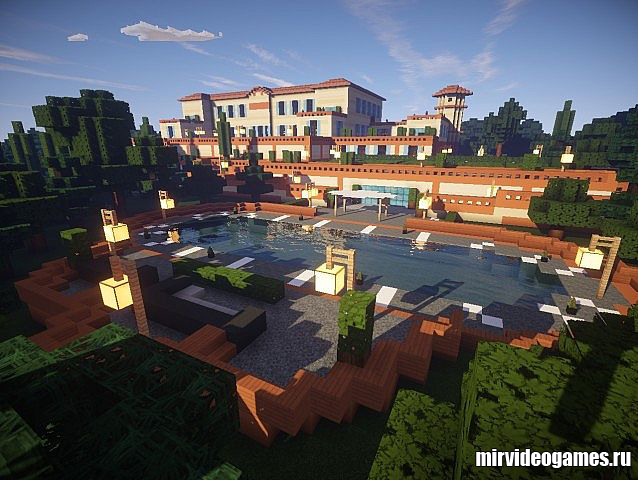 Скачать Карта Villa Leopolda - Minecraft Бесплатно