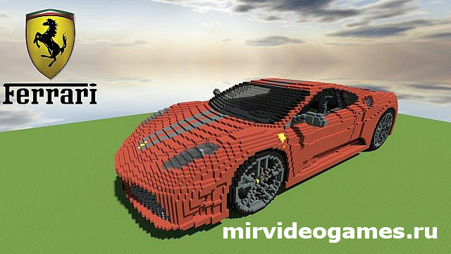 Скачать [Карта] Ferrari F430 Scuderia - Minecraft Бесплатно