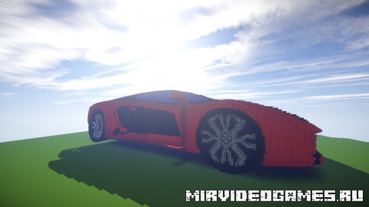 Скачать [Карта] [Mezdonian] Lamborghini Aventador для Minecraft Бесплатно