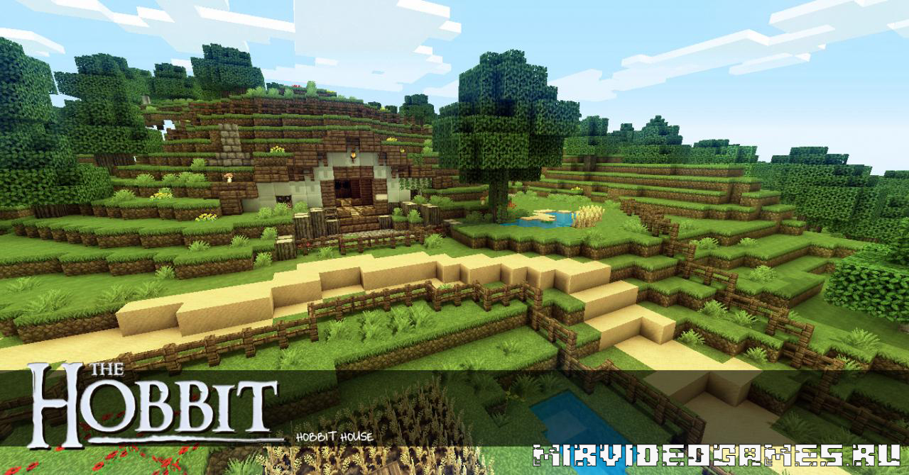 Скачать [Карта] Hobbit House для Minecraft Бесплатно