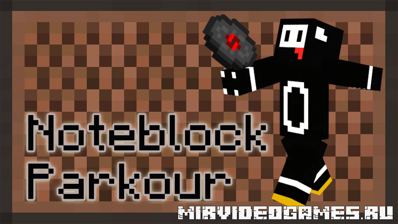 Скачать [Карта] Noteblock Parkour для Minecraft 1.8 Бесплатно