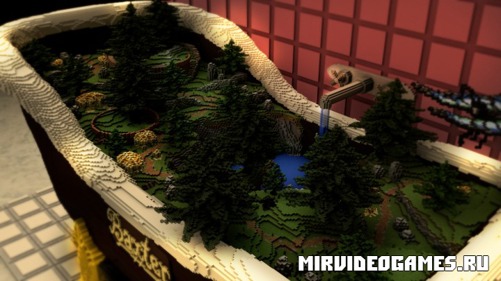 Скачать [Карта] Baxters Bathtub - мир в ванной для Minecraft Бесплатно