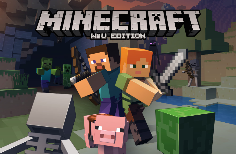 Скачать Minecraft выходит на Nintendo Wii U Бесплатно