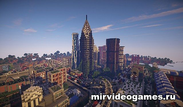 Скачать Карта Post Apocalyptic City для Minecraft Бесплатно