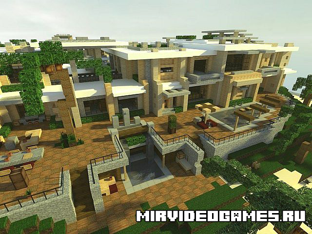 Скачать Карты Modern Mansion 4 для Minecraft Бесплатно