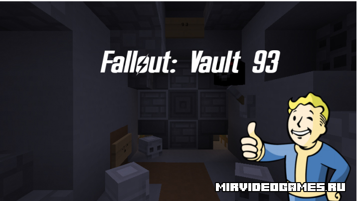 Скачать Карта Fallout: Vault 93 для Miencraft 1.10 Бесплатно